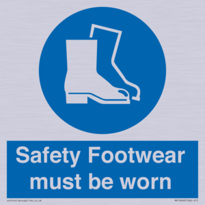 Safety Footwear must be worn